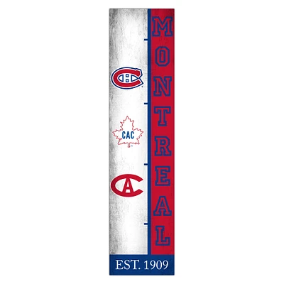 Montreal Canadiens 6" x 24" Progression Wood Sign