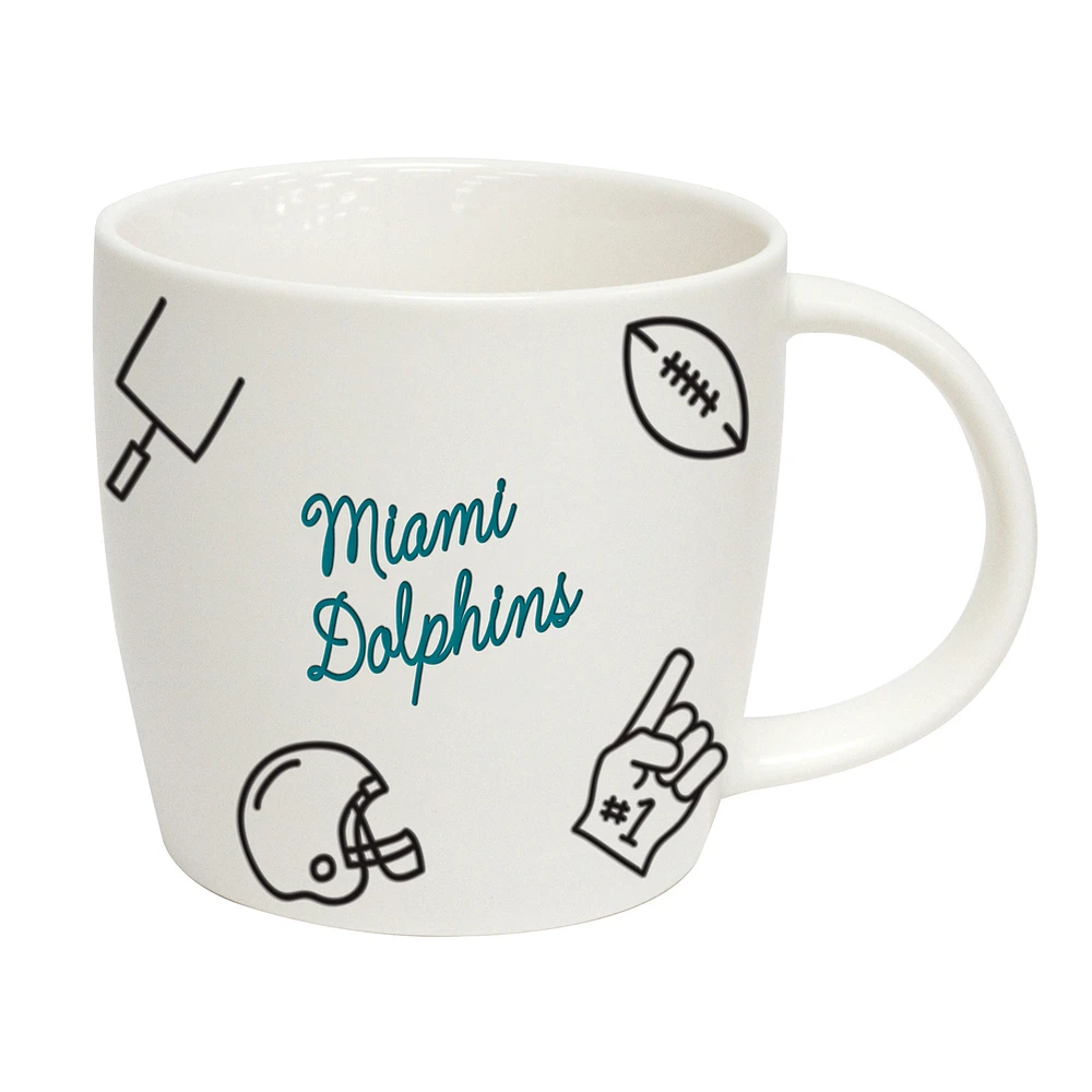 Miami Dolphins 18oz. Playmaker Mug