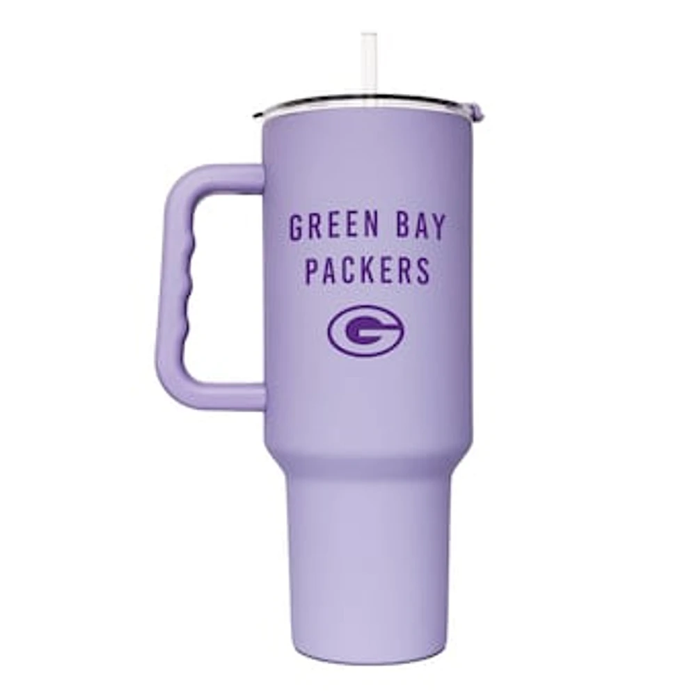 Green Bay Packers 40oz. Lavender Soft Touch Tumbler