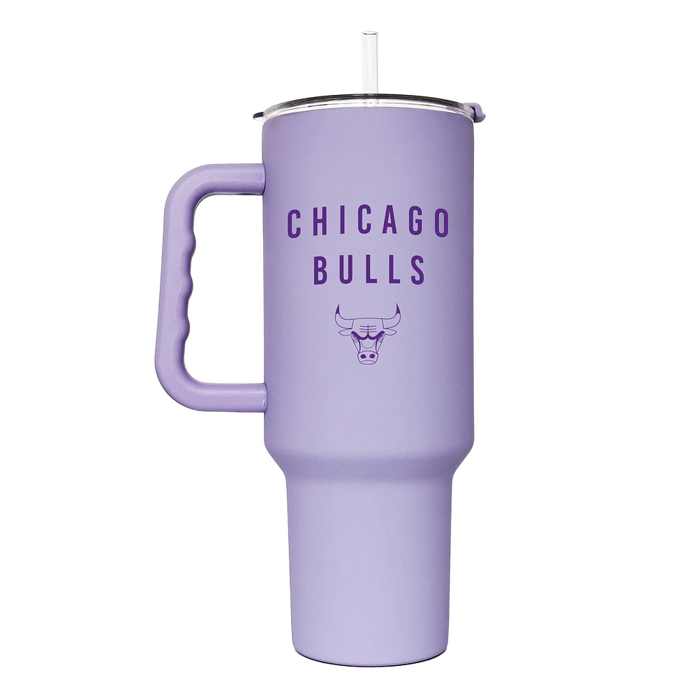 Chicago Bulls 40oz. Lavender Soft Touch Tumbler