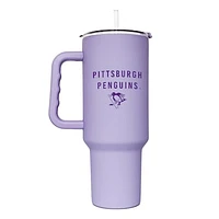 Pittsburgh Penguins 40oz. Lavender Soft Touch Tumbler