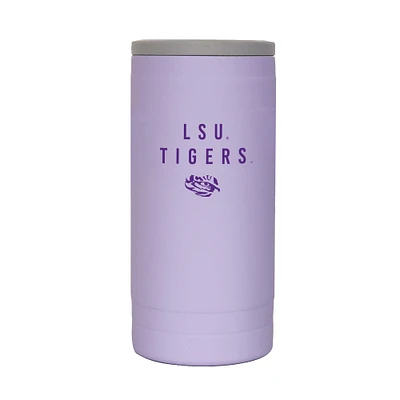 LSU Tigers 12oz. Lavender Soft Touch Slim Coolie