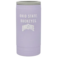 Ohio State Buckeyes 12oz. Lavender Soft Touch Slim Coolie