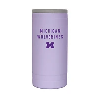 Michigan Wolverines 12oz. Lavender Soft Touch Slim Coolie