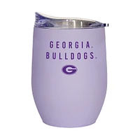 Georgia Bulldogs 16oz. Lavender Soft Touch Curved Tumbler