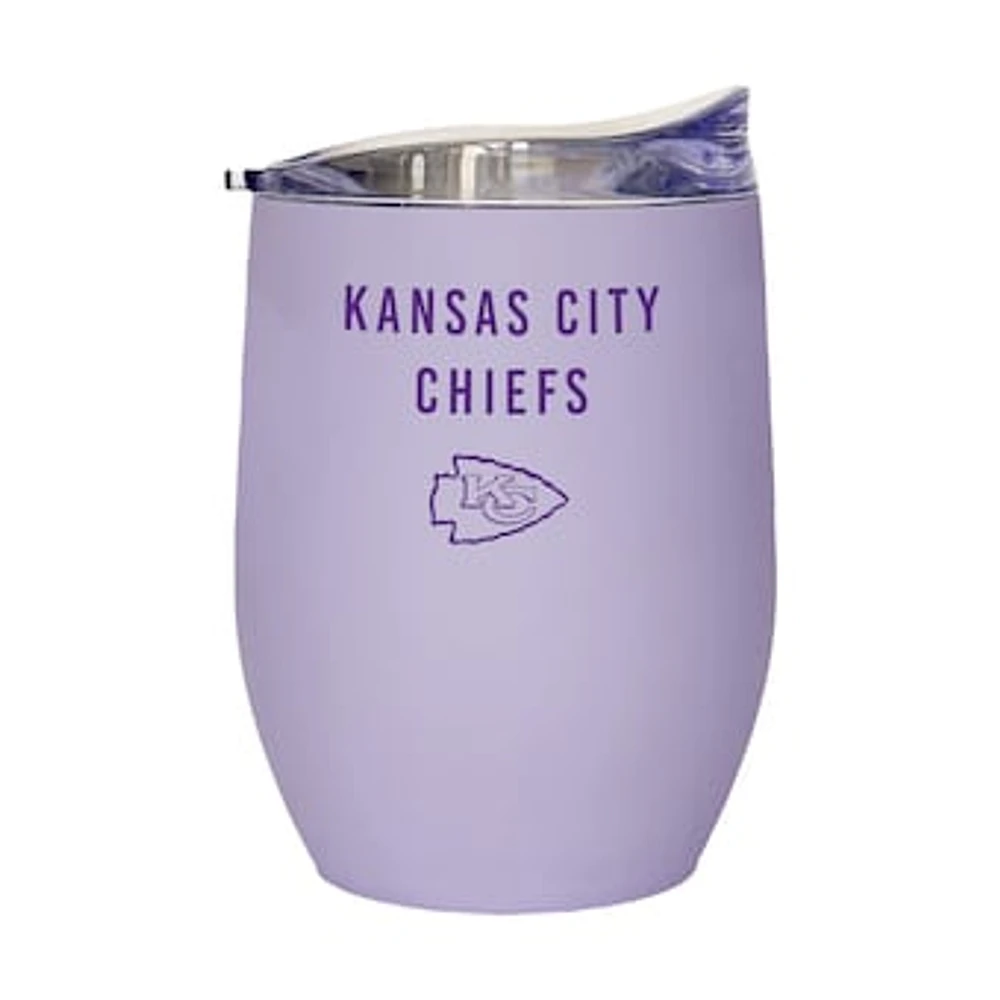 Kansas City Chiefs 16oz. Lavender Soft Touch Curved Tumbler