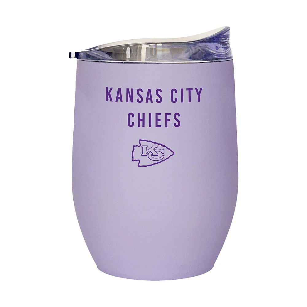 Kansas City Chiefs 16oz. Lavender Soft Touch Curved Tumbler