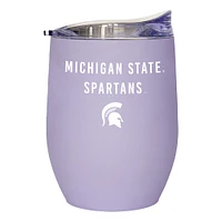 Michigan State Spartans 16oz. Lavender Soft Touch Curved Tumbler