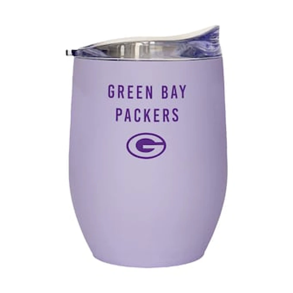 Green Bay Packers 16oz. Lavender Soft Touch Curved Tumbler