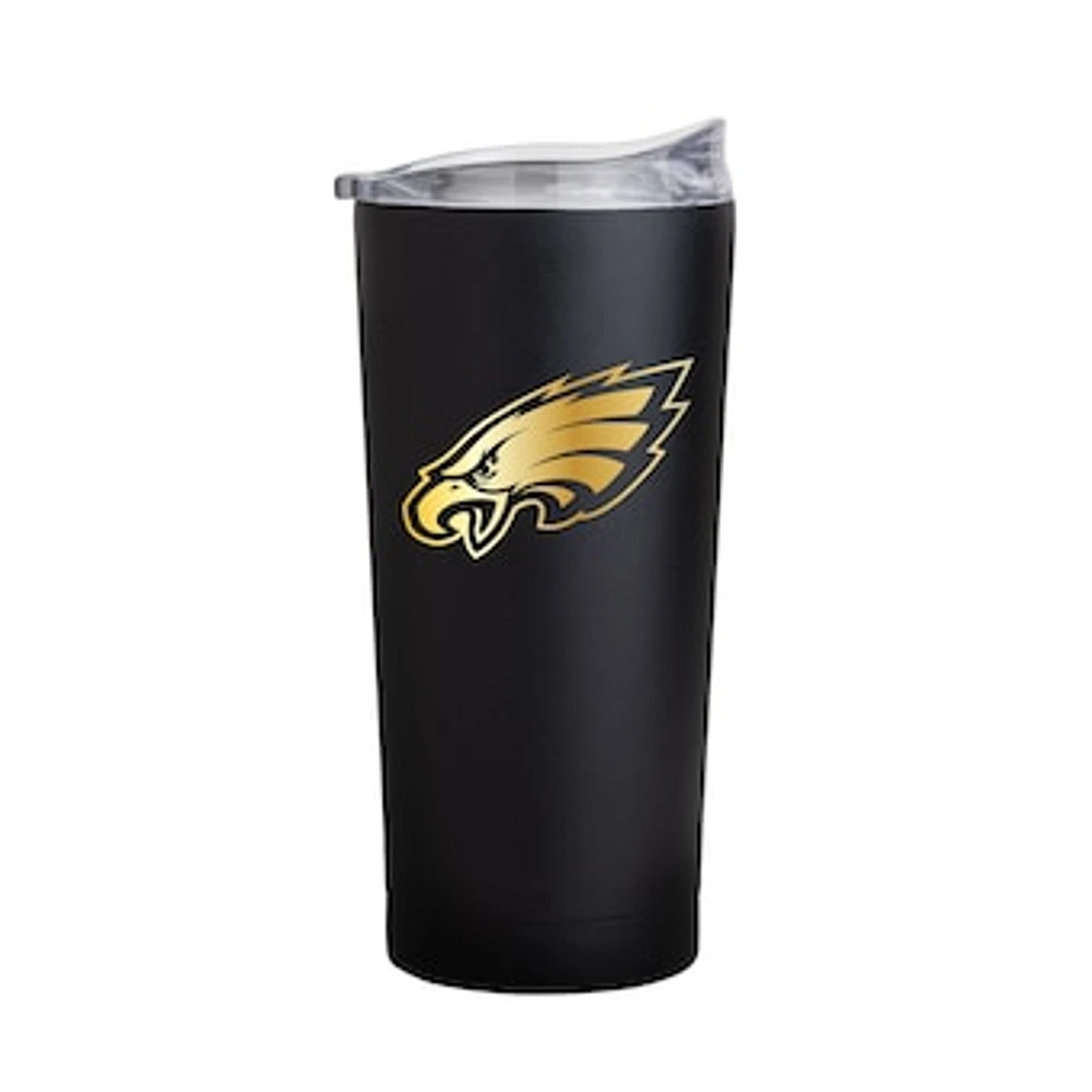 Philadelphia Eagles Black Foil 20oz. Powder Coat Tumbler