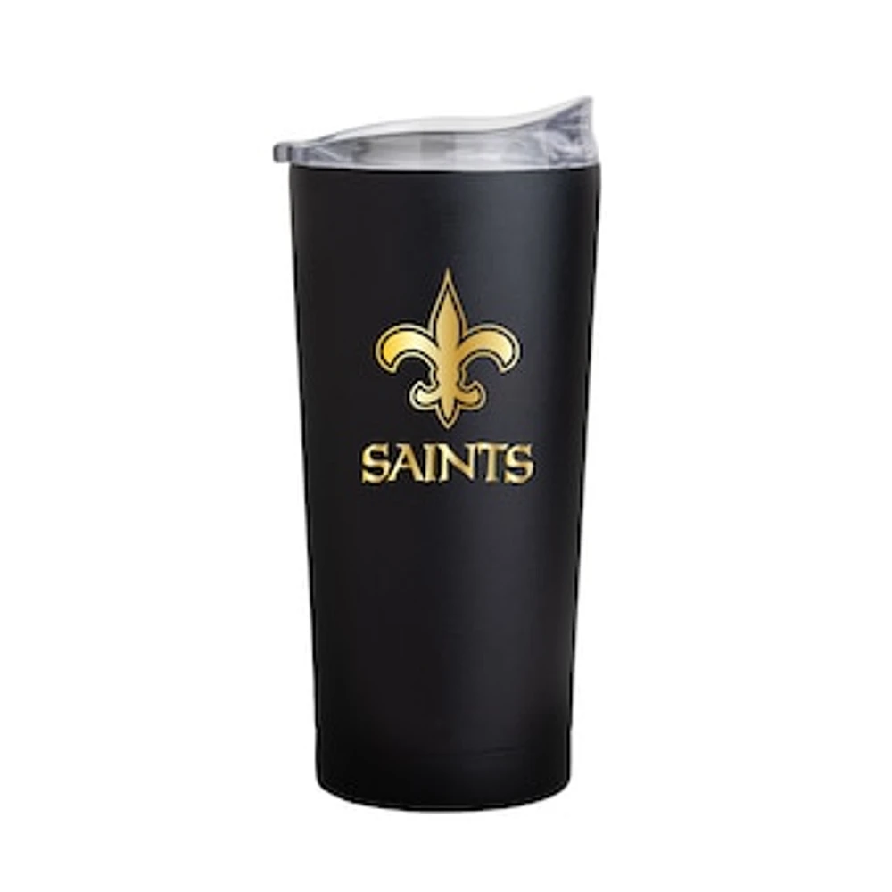 New Orleans Saints Black Foil 20oz. Powder Coat Tumbler