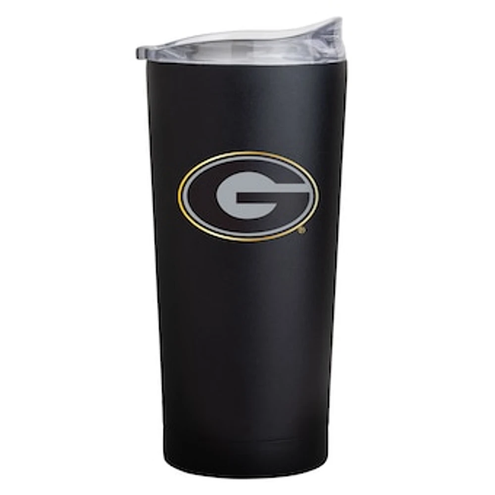 Georgia Bulldogs Black Foil 20oz. Powder Coat Tumbler