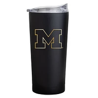 Michigan Wolverines Black Foil 20oz. Powder Coat Tumbler