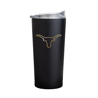 Texas Longhorns Black Foil 20oz. Powder Coat Tumbler