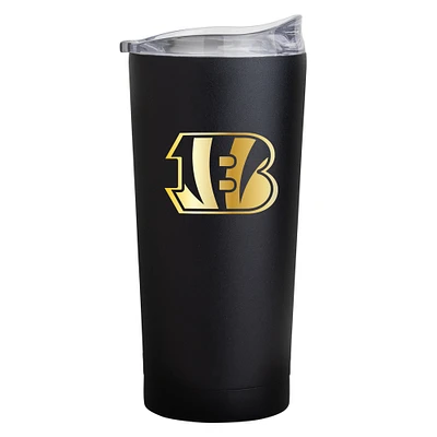 Cincinnati Bengals Black Foil 20oz. Powder Coat Tumbler