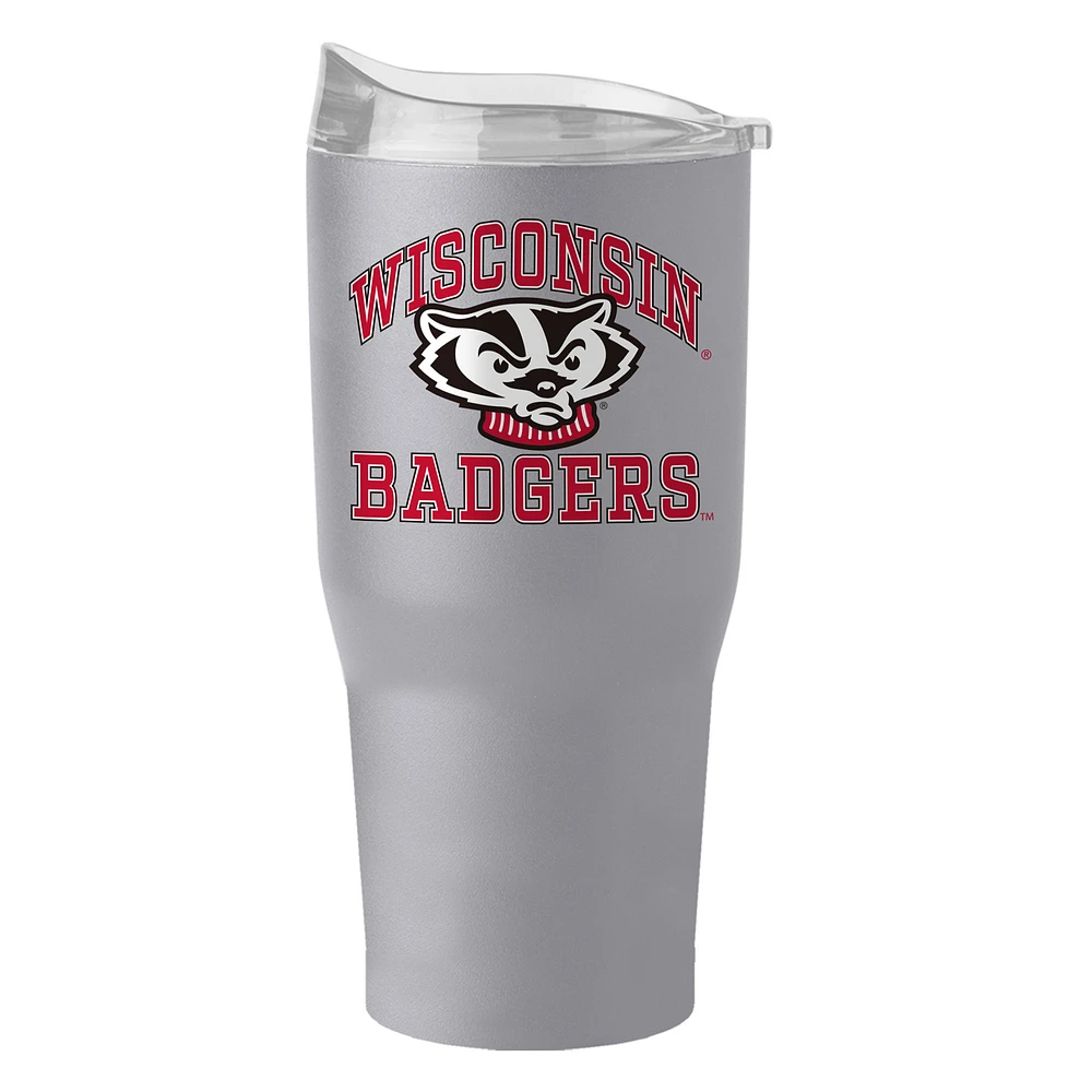 Wisconsin Badgers 30oz. Stone Powder Coat Tumbler