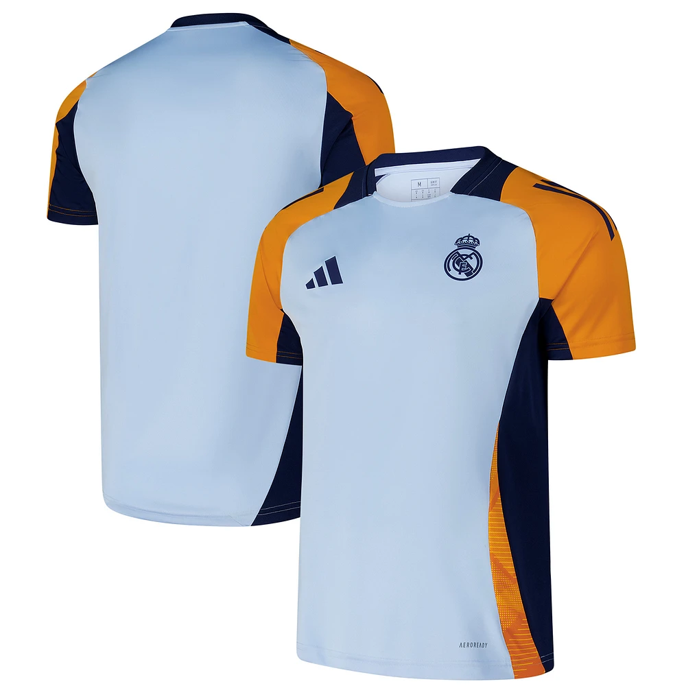 Men's adidas Light Blue Real Madrid 2024/25 AEROREADY Training Jersey