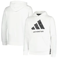 Youth adidas White Juventus DNA Pullover Hoodie