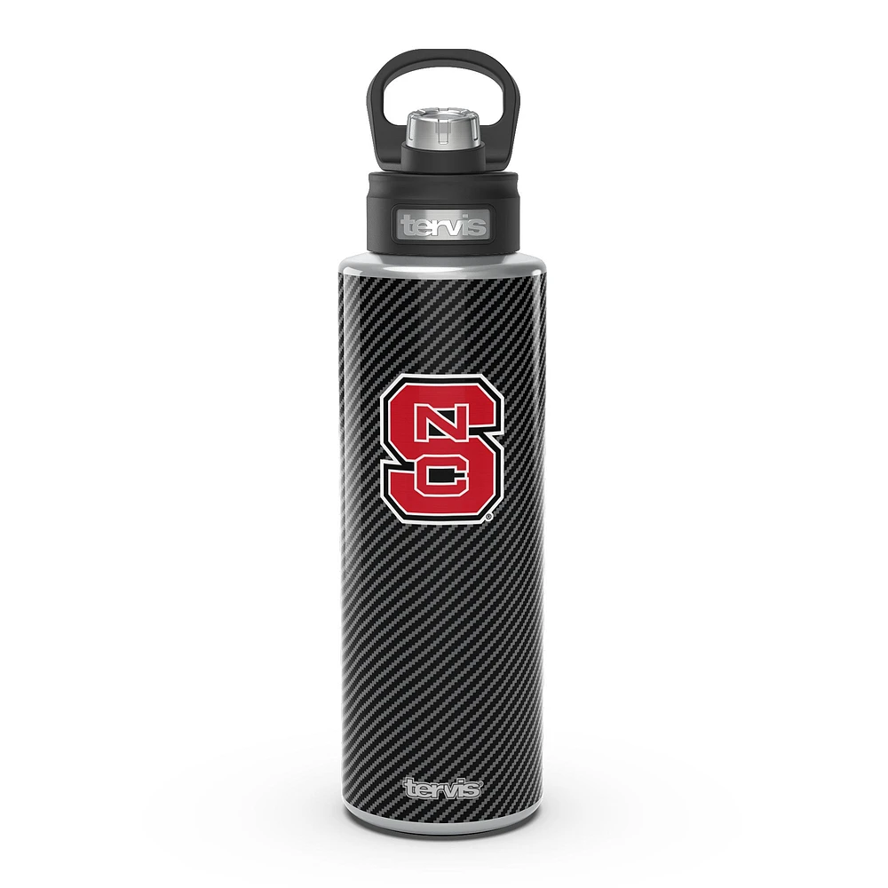 Tervis NC State Wolfpack 40oz. Carbon Fiber Wide Mouth Water Bottle