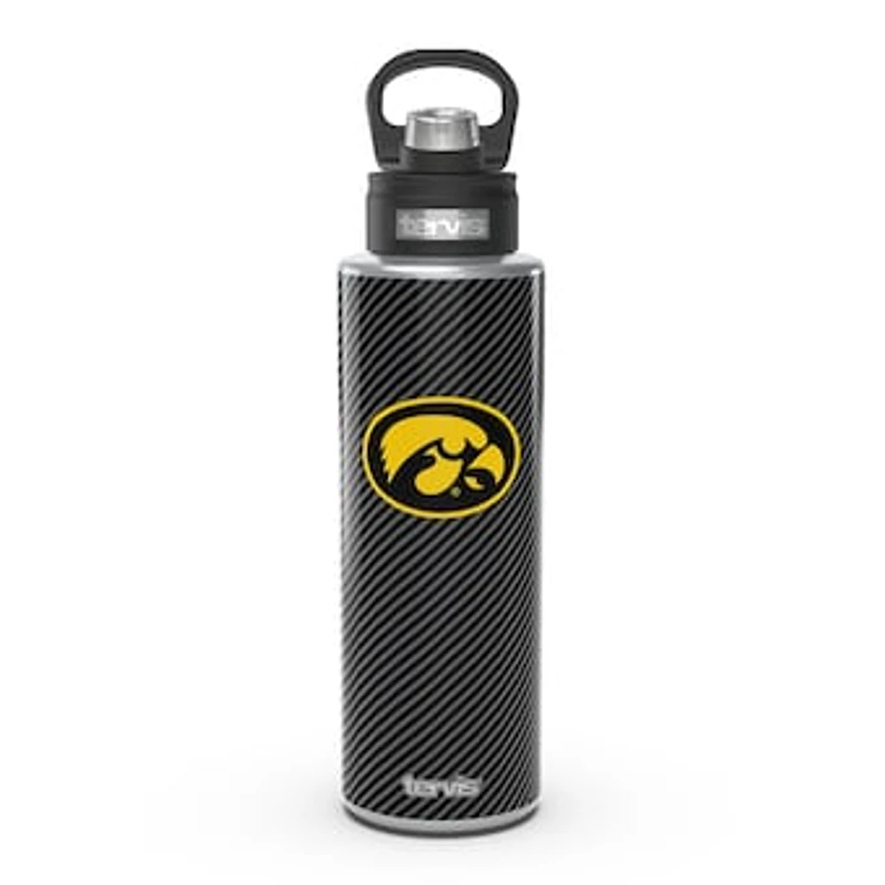 Tervis Iowa Hawkeyes 40oz. Carbon Fiber Wide Mouth Water Bottle