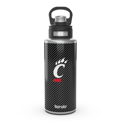 Tervis Cincinnati Bearcats 32oz. Carbon Fiber Wide Mouth Water Bottle