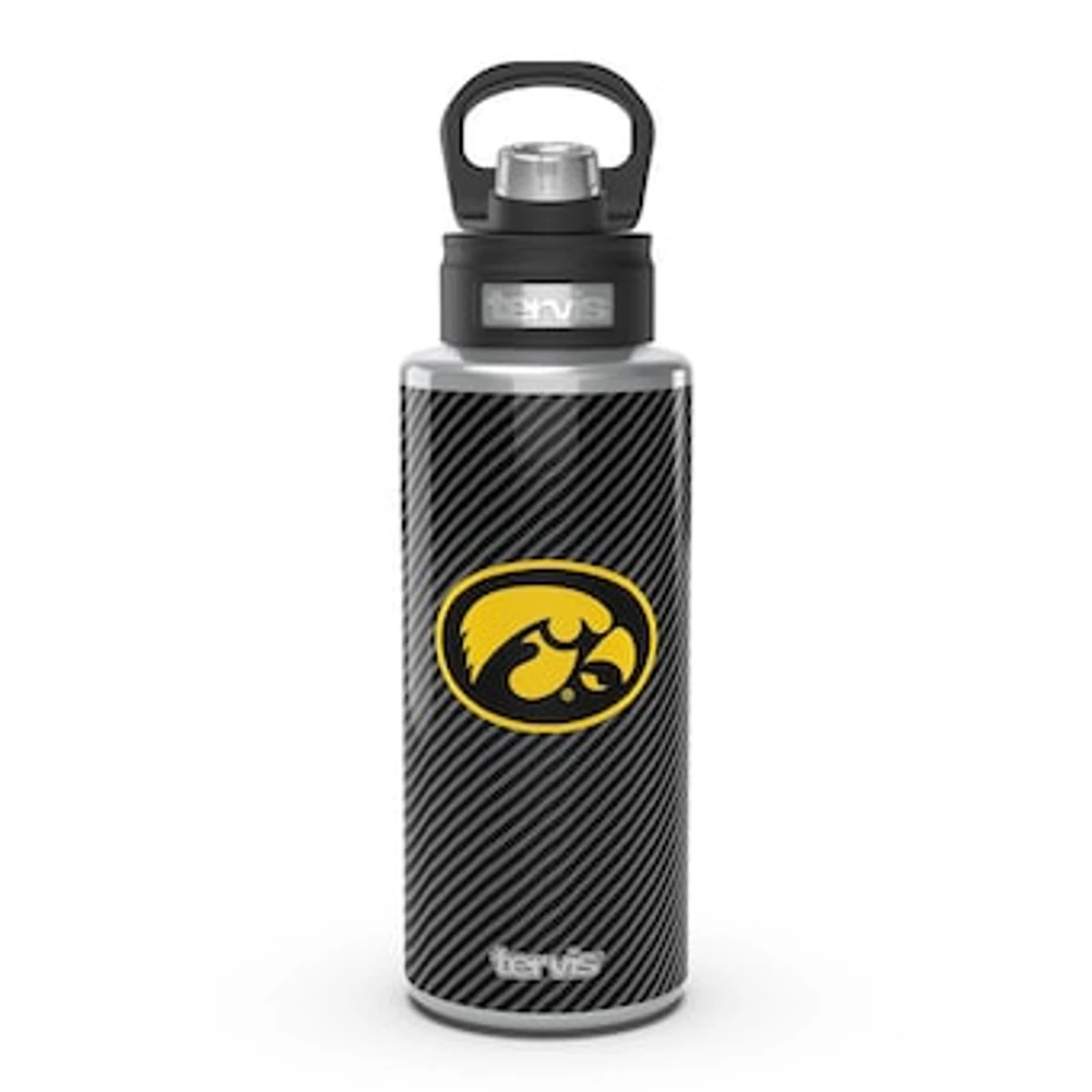 Tervis Iowa Hawkeyes 32oz. Carbon Fiber Wide Mouth Water Bottle