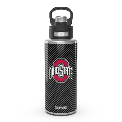 Tervis Ohio State Buckeyes 32oz. Carbon Fiber Wide Mouth Water Bottle