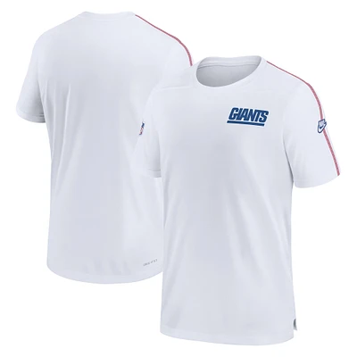 Men's Nike White New York Giants Sideline Alternate Logo Coach Performance Top