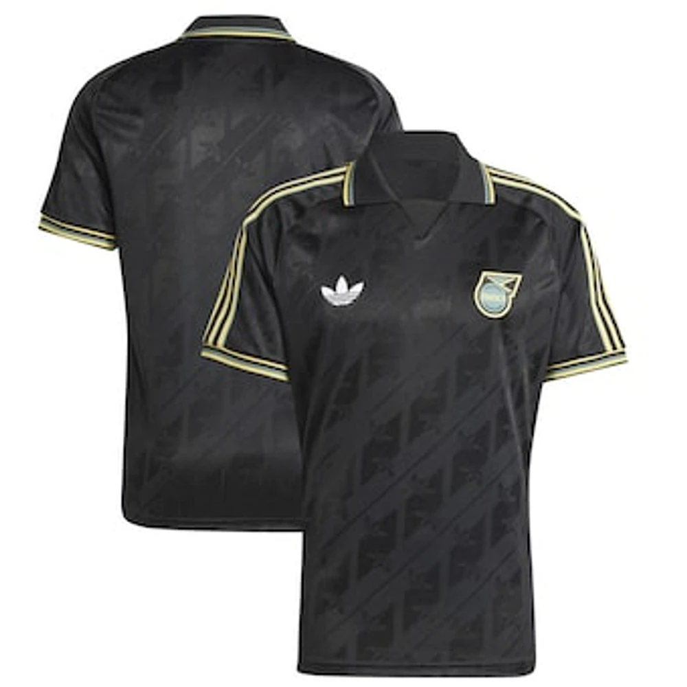 Men's adidas Originals Black Jamaica National Team Lifestyler Jersey