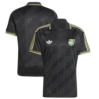 Men's adidas Originals Black Jamaica National Team Lifestyler Jersey