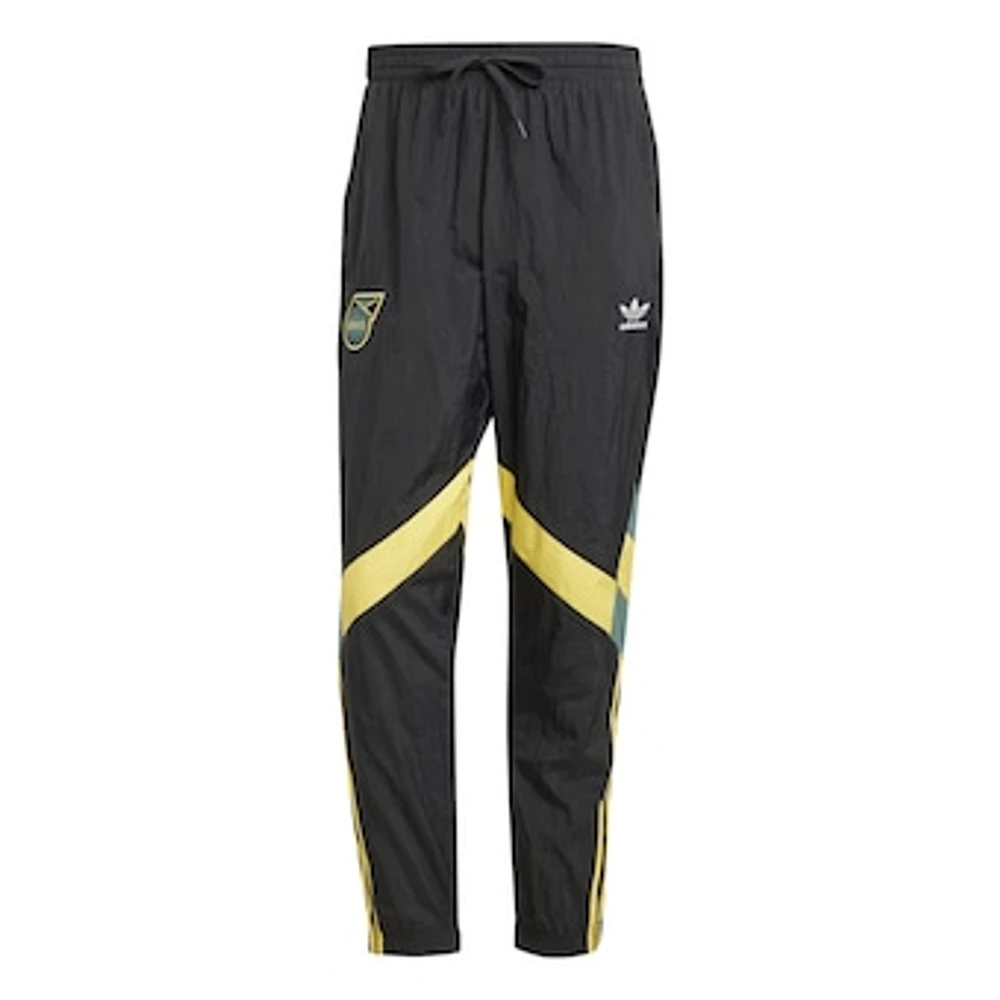 Men's adidas Originals Black Jamaica National Team Lifestyler Track Pants