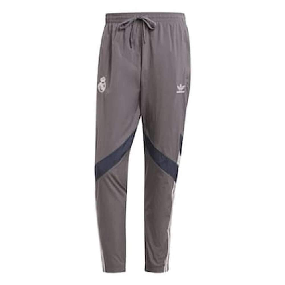 Men's adidas Originals Charcoal Real Madrid Lifestyler Track Pants