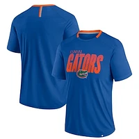 Men's Fanatics Royal Florida Gators Defender Fade Slant T-Shirt