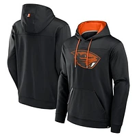 Men's Fanatics  Black Oregon State Beavers Defender Dot Faded Primary Pullover Hoodie