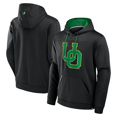 Men's Fanatics Oregon Ducks Defender Dot Faded Primary Pullover Hoodie