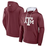 Men's Fanatics  Maroon Texas A&M Aggies Defender Dot Faded Primary Pullover Hoodie