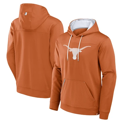 Men's Fanatics  Texas Orange Longhorns Defender Dot Faded Primary Pullover Hoodie