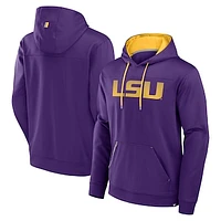 Men's Fanatics  Purple LSU Tigers Defender Dot Faded Primary Pullover Hoodie