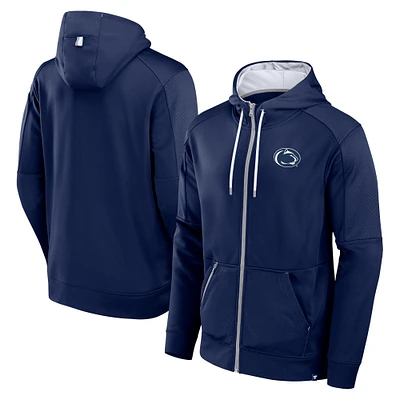 Men's Fanatics Navy Penn State Nittany Lions Defender Full-Zip Hoodie