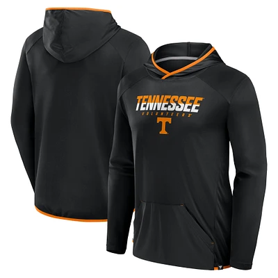 Men's Fanatics Black/Tennessee Orange Tennessee Volunteers Transitional Hoodie T-Shirt