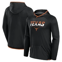 Men's Fanatics Black/Texas Orange Texas Longhorns Transitional Hoodie T-Shirt