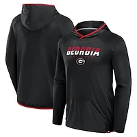 Men's Fanatics Black/Red Georgia Bulldogs Transitional Hoodie T-Shirt