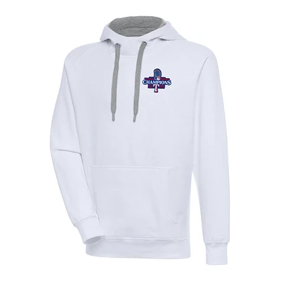 Men's Antigua Texas Rangers 2023 World Series Champions Victory Pullover Hoodie