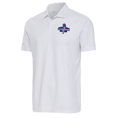 Men's Antigua  White Texas Rangers 2023 World Series Champions Esteem Polo