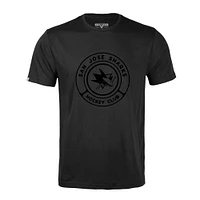 Men's Levelwear Black San Jose Sharks Richmond T-Shirt