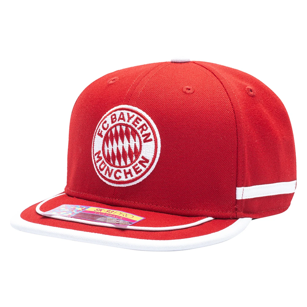 Unisex Red Bayern Munich Offshore Snapback Hat