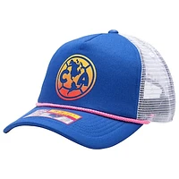 Unisex Blue Club America Serve Trucker Adjustable Hat