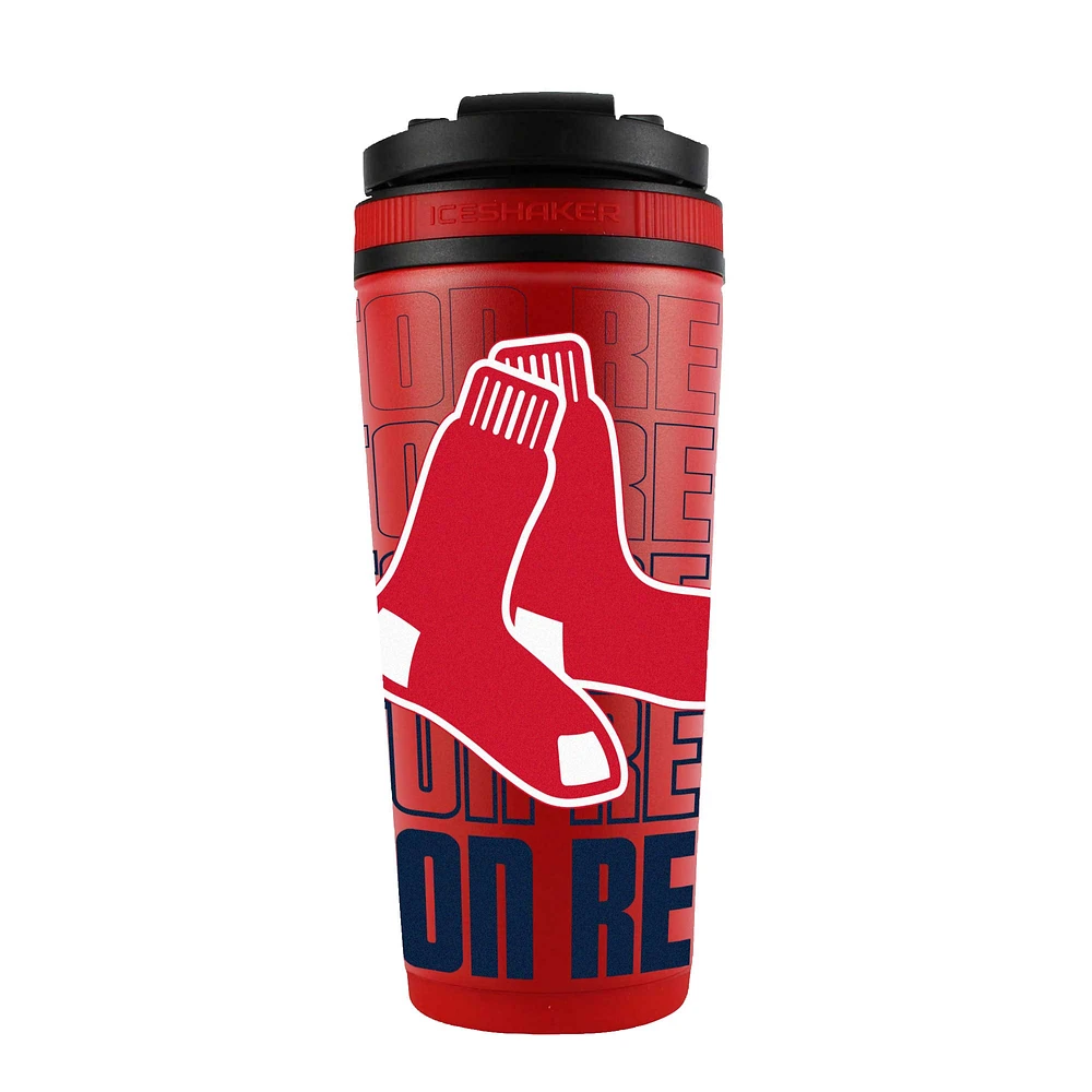 Boston Red Sox 26oz. 4D Stainless Steel Shaker Bottle