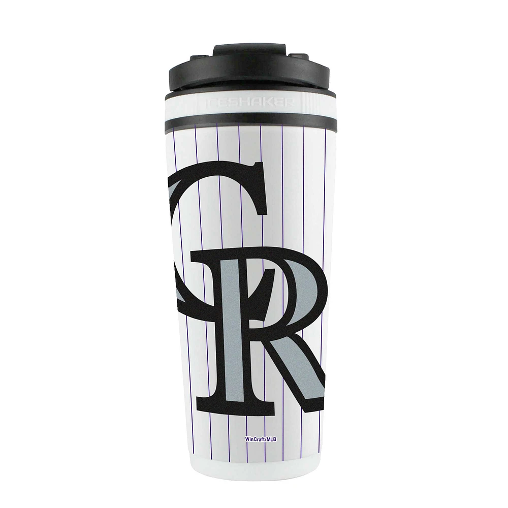 Colorado Rockies 26oz. 4D Stainless Steel Shaker Bottle