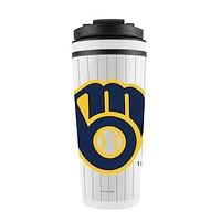 Milwaukee Brewers 26oz. 4D Stainless Steel Shaker Bottle